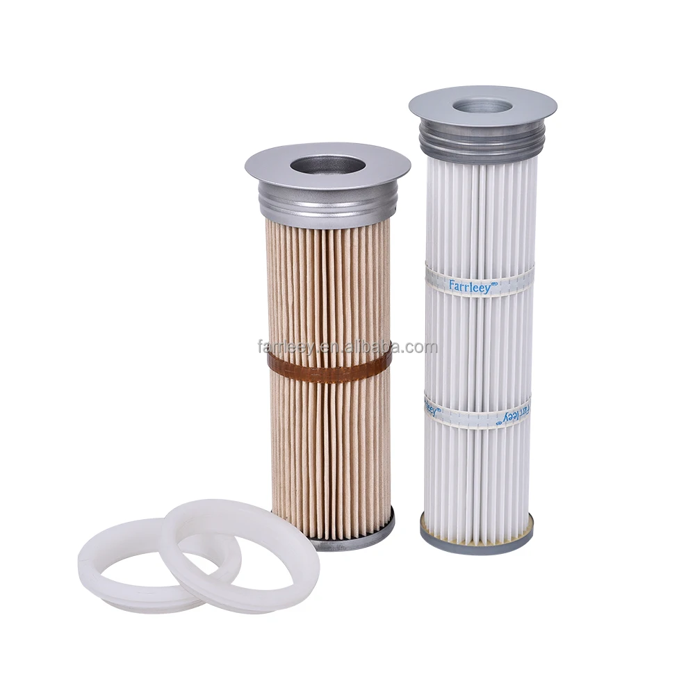 High quality Customized filter element polyester woven replacement air dust filter cartridge cramp type instead of filter bag