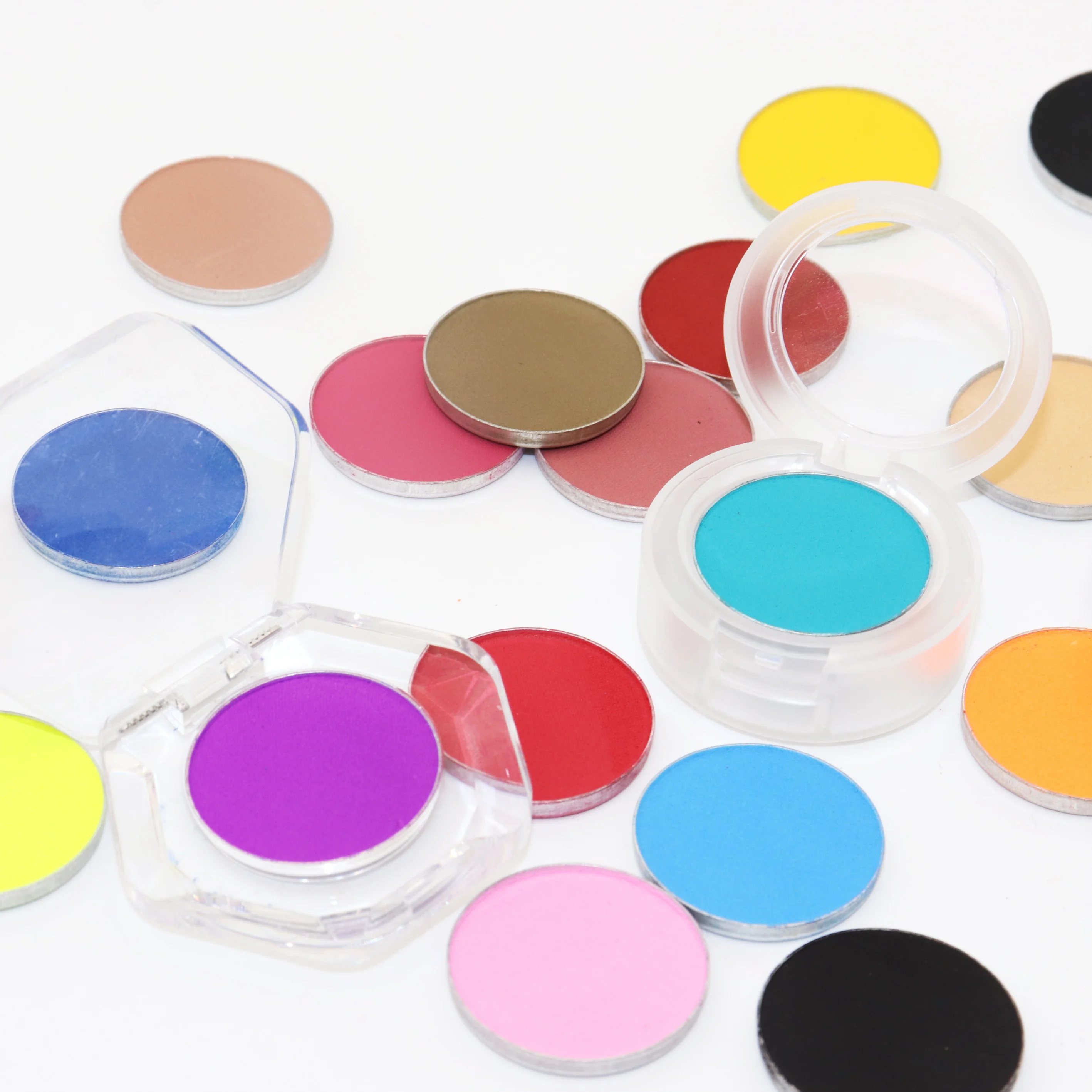 Wholesale Cruelty Free DIY Private Label Makeup Bright Eyeshadow Matte Shimmer Glitter Single Eyeshadow