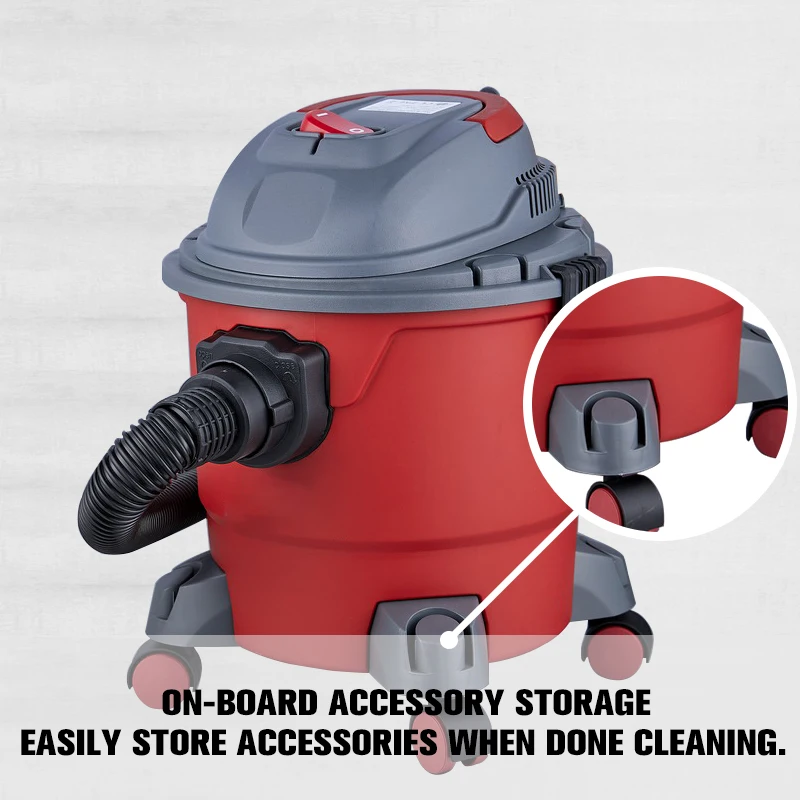 
Jienuo 15L Carpet cleaning machines wet dry vacuum cleaner 1200w with PP tank 