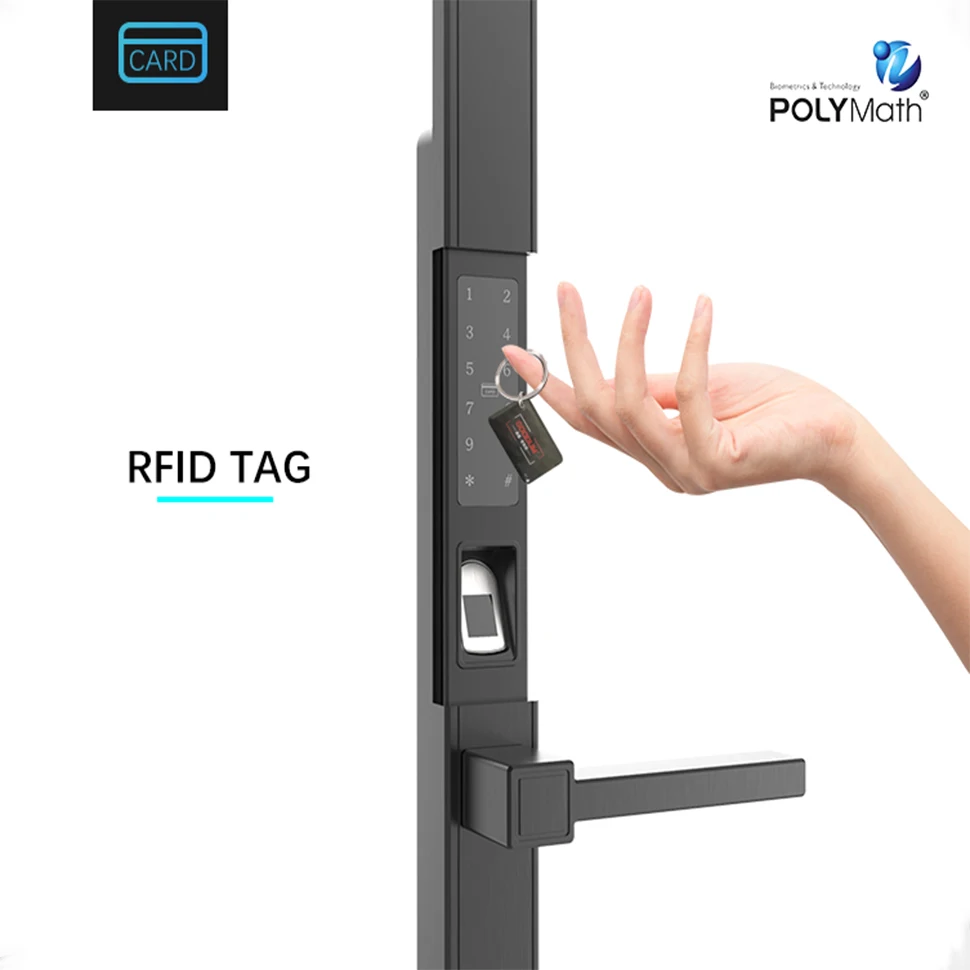 Keyless change smart door lock wifi biometrics fingerprint door lock for Europe with TT lock Tuya App