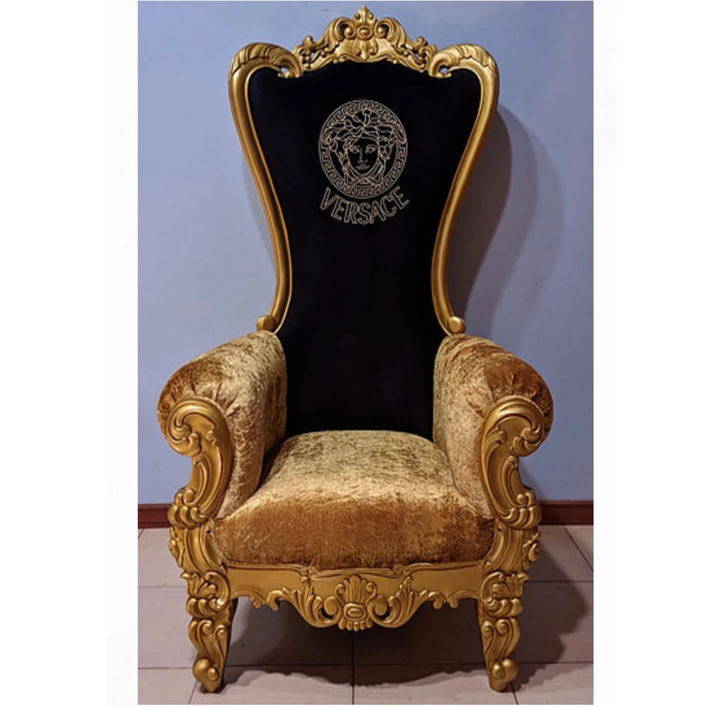 
Dining room king and queen throne chair 