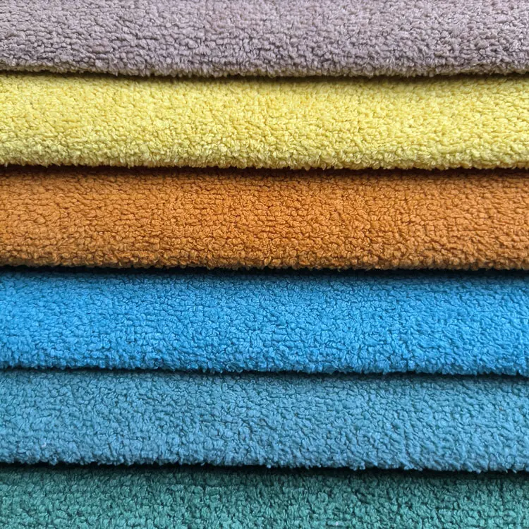 Home Textile New Design Velvet Sofa Fabric Sherpa Fleece Chenille Style Sherpa Velvet
