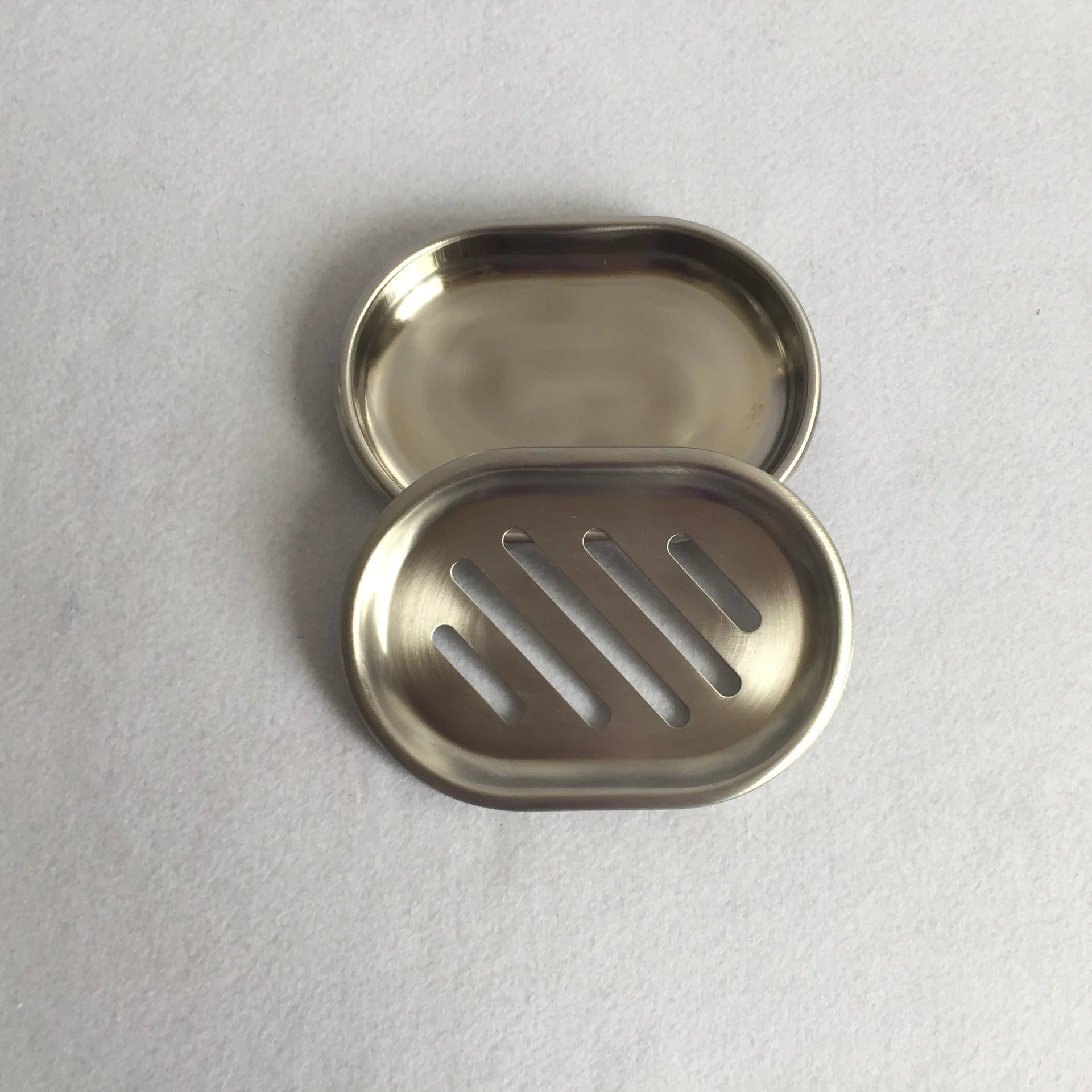 Elegant stainless steel soap dish