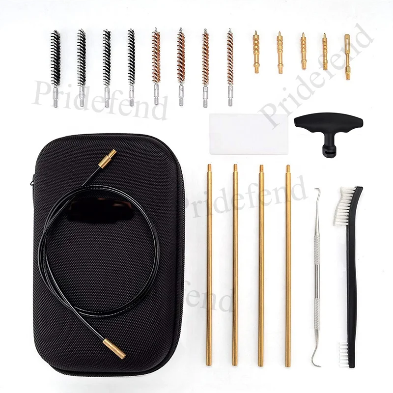 .22.30.243.280 Caliber AR15 Rifle Cleaning Kits in Zippered Organizer Compact Case Universal Gun Rifle Cleaning Kit
