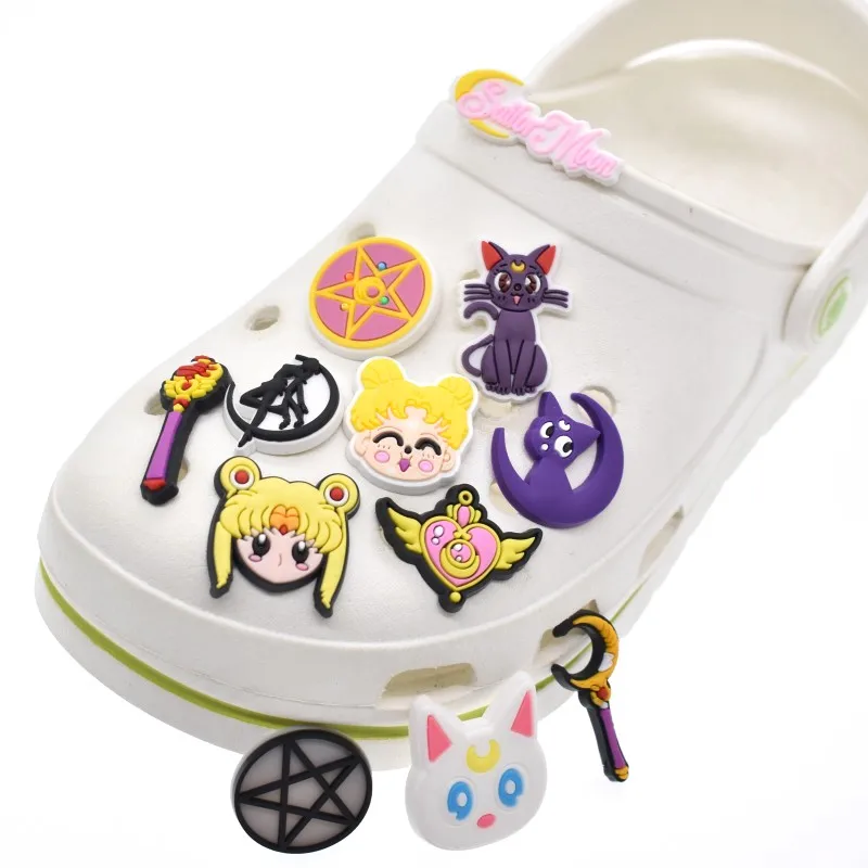 Аниме талисманы для обуви, аксессуары для обуви, обуви, браслета, украшения браслета