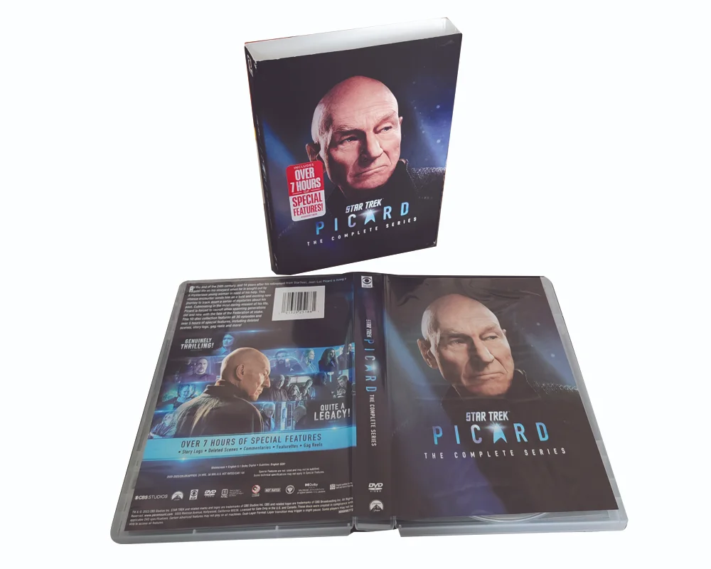 Star Trek Picard Сезон 1-3 полная серия 10 дисков оптовая продажа лидер продаж DVD фильмы сериалы CD-мультфильмы бесплатная доставка