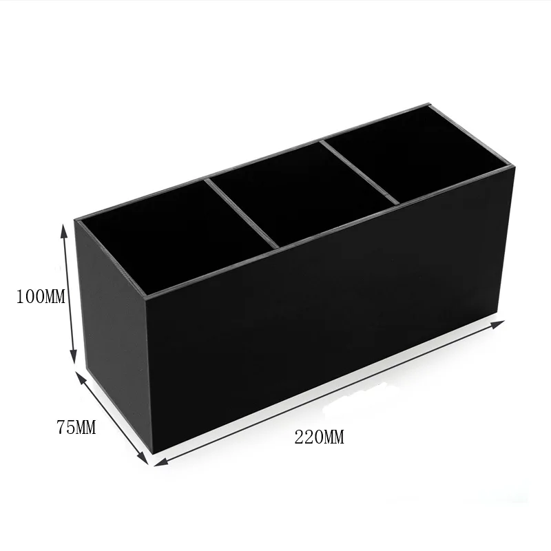 Acrylic Makeup Brush Holder Makeup Organizer Cosmetic Holder Lipstick Pencil Storage Container Transparent Storage Box Holder