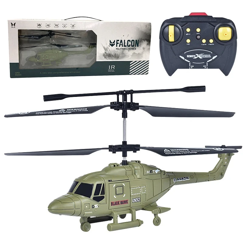 2G Electric Remote Control Helicopter Toy with Light Boy Gifts Beginner Level Flying  Flying Toy