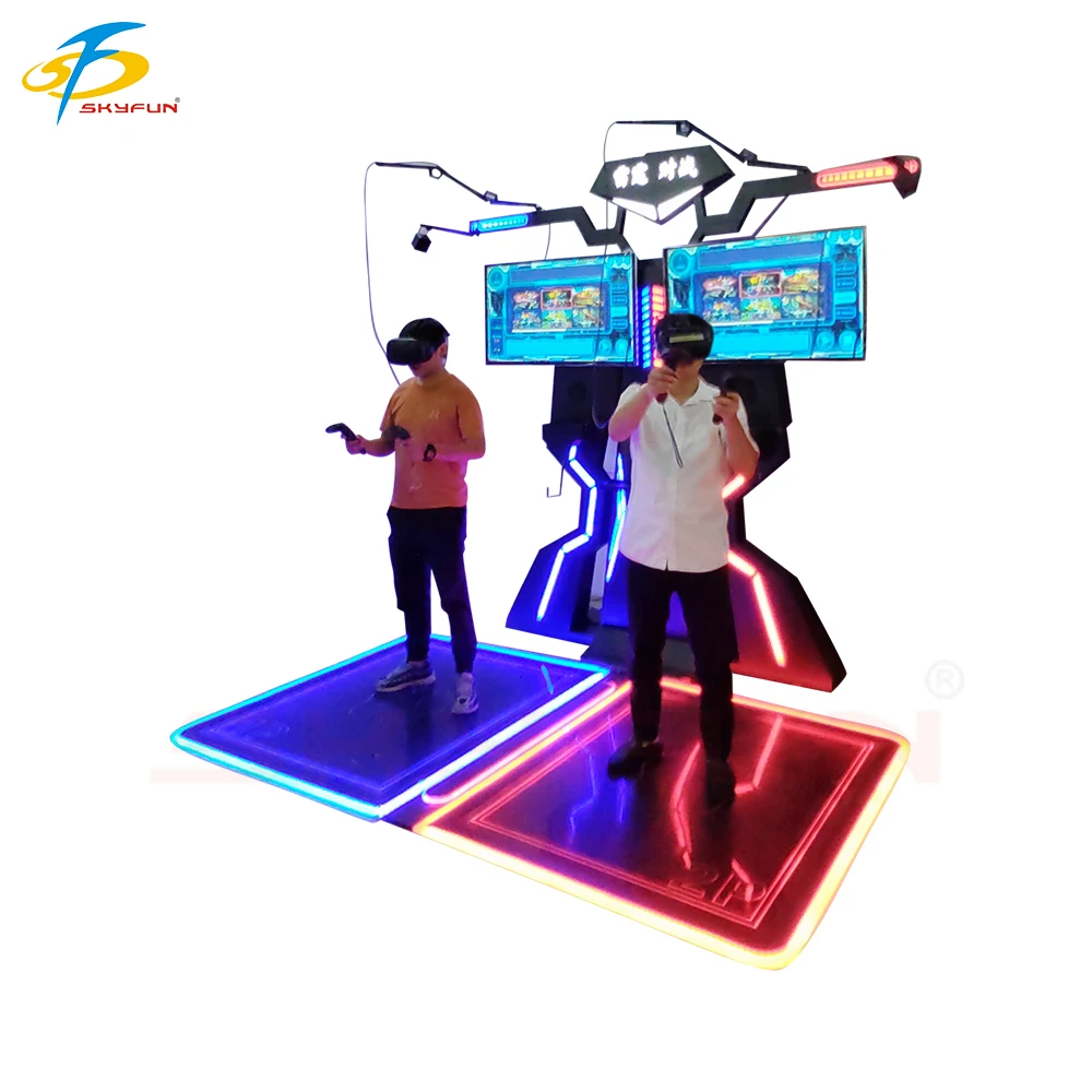 Аркада Виртуальная реальность танцевальный музыкальный симулятор VR Walk платформа 2 игроков стрельба боевой игры