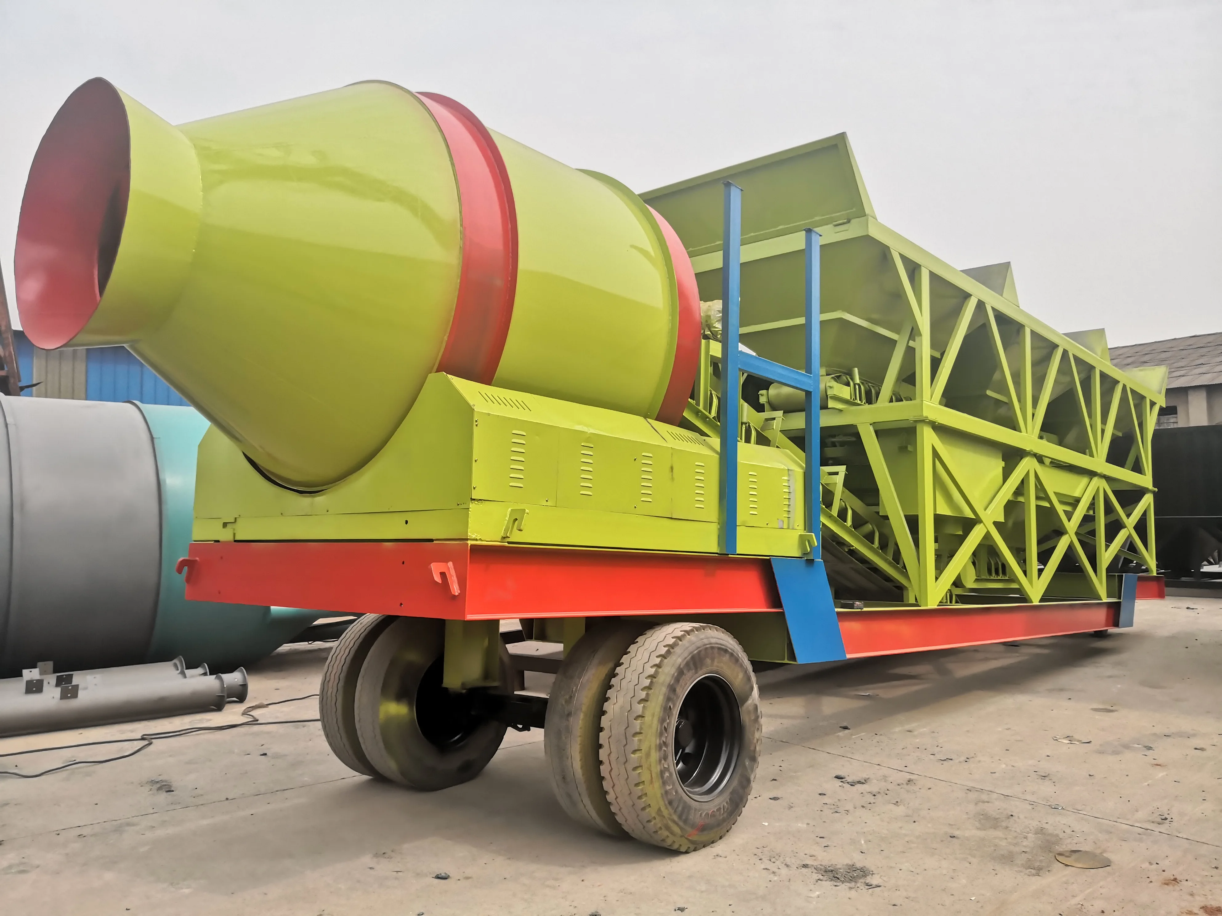 2023 Hot sale YHZS50 Mobile Concrete Batching Plant price for sale
