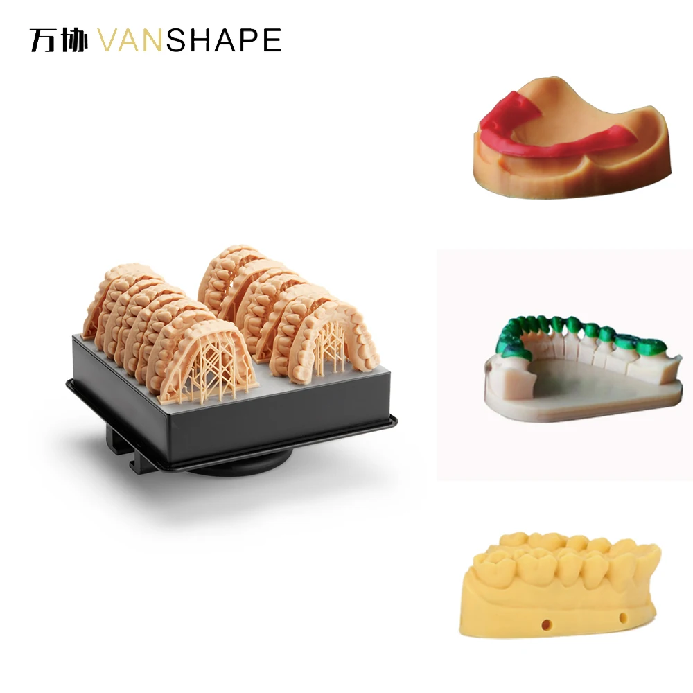 Vanshape 405mm UV Dental Resin For LCD And DLP 3D Printer Dental Casting Photosensitive Gum Resin