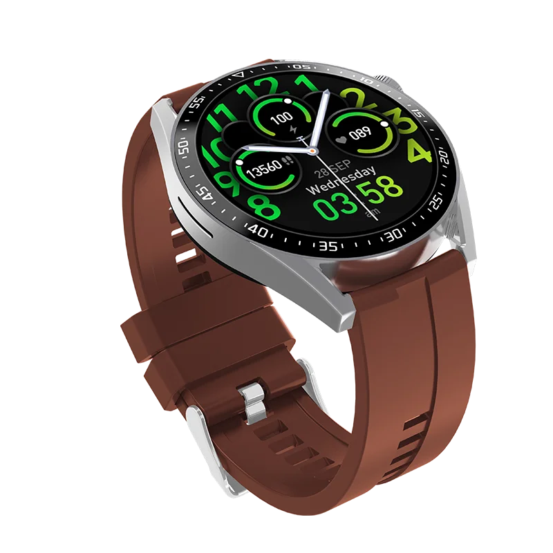 The New HW28 Heart Rate Monitor Full Touch Smart Watch Men Sports Clock Heart Rate Monitor Smartwatch for IOS Android phone