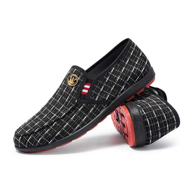 Hot Sell Canvas Leisure Sneaker Anti-slip Men Casual Shoe Breathable Flats Shoes