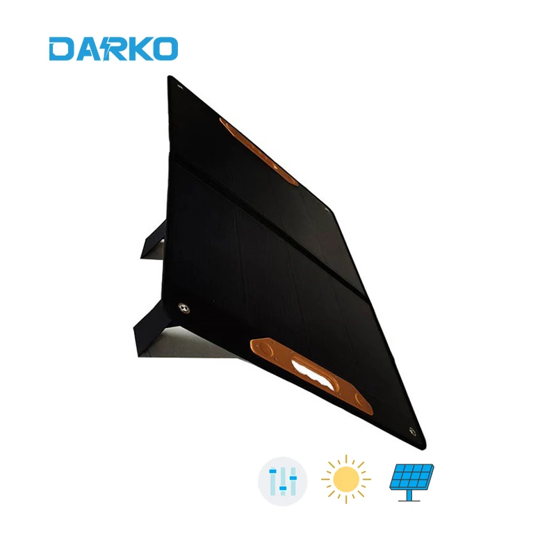 80 Watts Solar Panel Monocrystalline Work for RV Camping Home Boat Off-Grid Portable Solar Panel