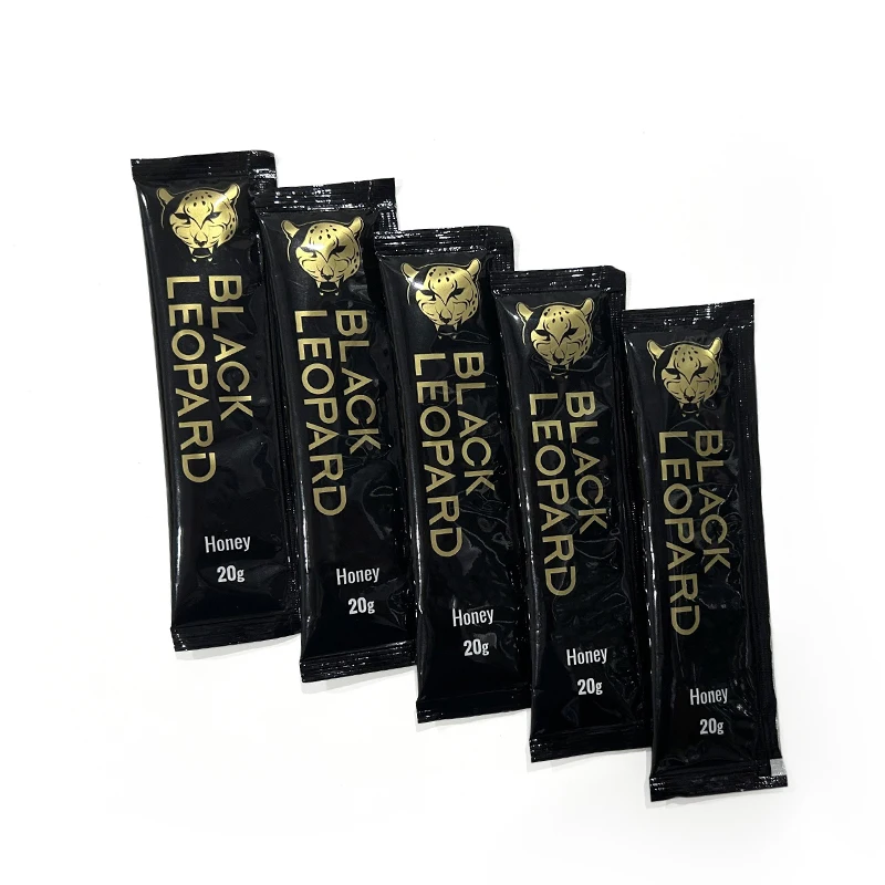 Healthy custom men enjoy high quality pure natural herbal honey