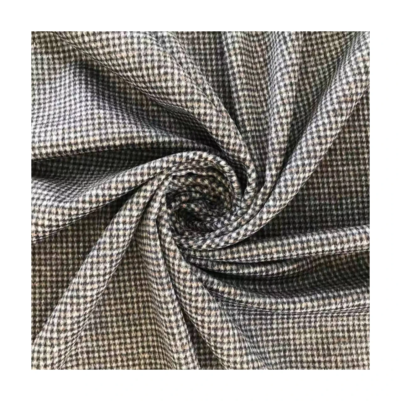 Модная одежда на заказ, темно-серая 100% козья кашемировая ткань, шерсть