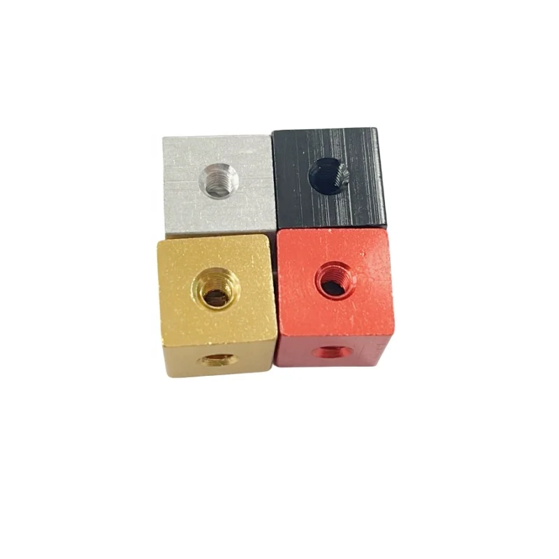 Customized Processing Of Copper Plated Nickel Square Block Nuts For Hexagonal Nut Fixing Seat, Trihedral Connector
