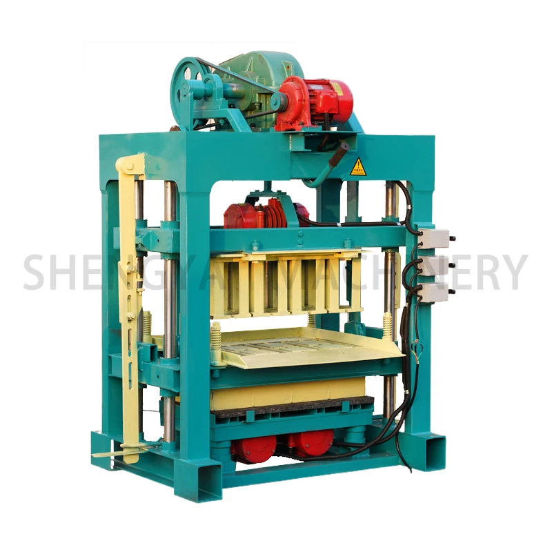 cheap price best quality qtj4-40 interlocking concrete block moulds automatic brick machine hollow block machinery