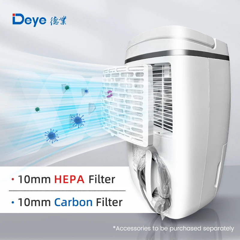 Deye hot-sale style 20L commerical air purifier home dehumidifier for room portable air conditioner dehumidifier