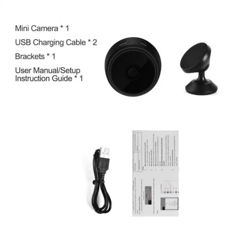 Wireless Ip Mini Wifi Surveillance Camera 150 Degree Wide Angle Night Vision Remote Monitor