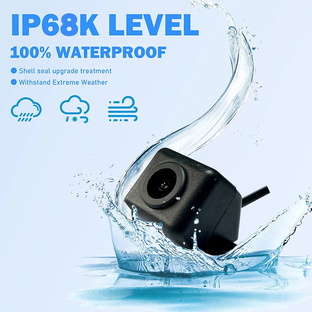 E-Too Auto Vox Reversing Camera Waterproof Ip68 With Parking Line 720P AHD Fish Eye Camera Car After Market Reversing Camera