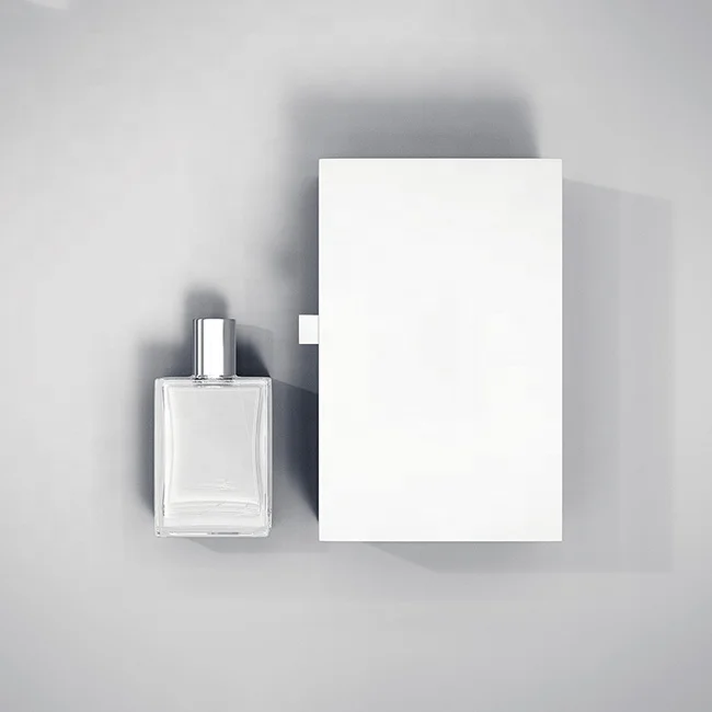 Magnetic custom white box wedding gift perfume box luxuriant cosmetic box packaging