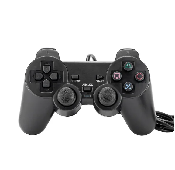 For Sony PS2 Game Controller  Vibration Digital Joypad Wired Connection Anti-slip Gamepad For Play station 2 Gaming Console