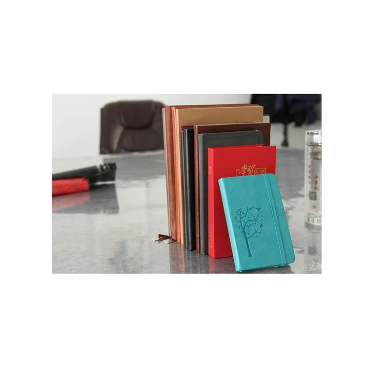 Printed Logo Customized Diary 2021 Daily Monthly Planner Journal Hardcover Notebook