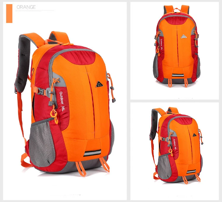 Custom logo print plain hiking  backpacks factory  Supply plain young personality mountain backpack