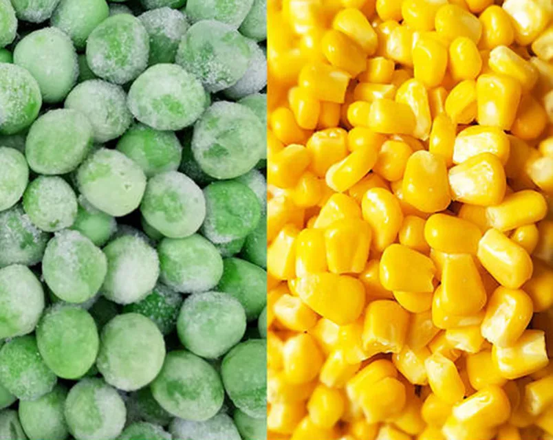 
IQF frozen green pea and frozen vegetables in a hot sale 