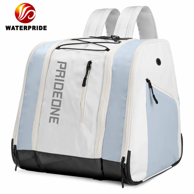 Custom 2023 snowboarding backpack ski boots bag with helmet outdoor 38L ski boot bag backpack