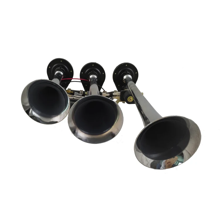 12v 3 Pipes Speaker Musical 12 v Air Horn for Train Truck Car Loud Sound melody music air train Horn