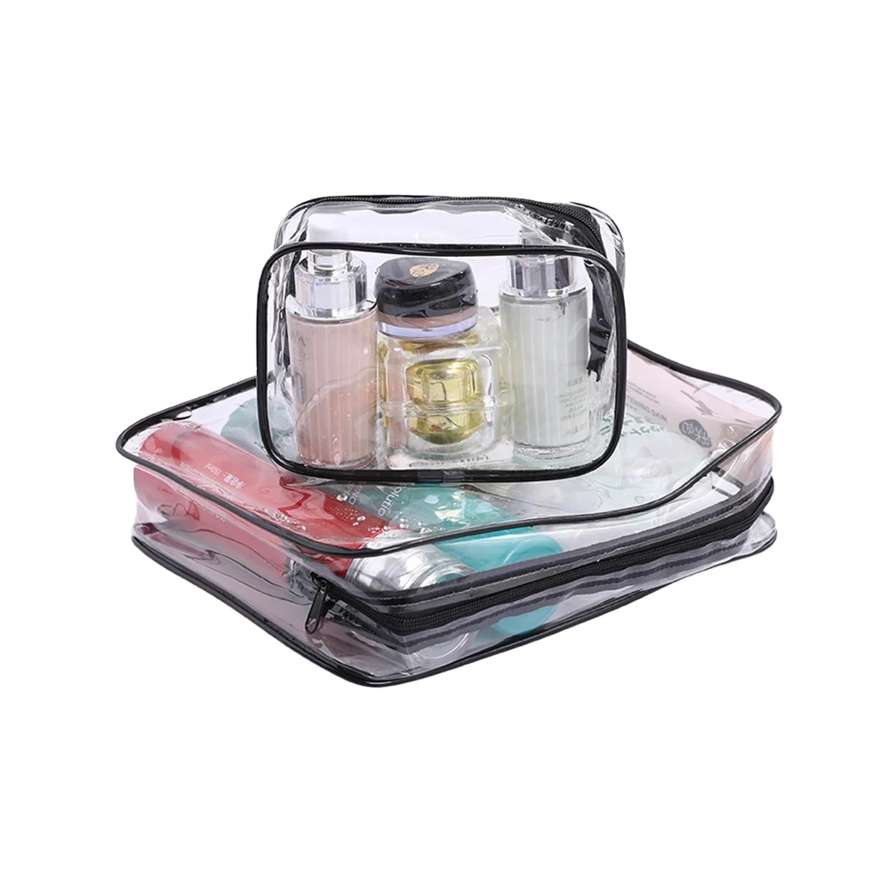 Оптовая продажа под заказ печатная косметичка из полиэстера слайдер ziplock сумка для макияжа