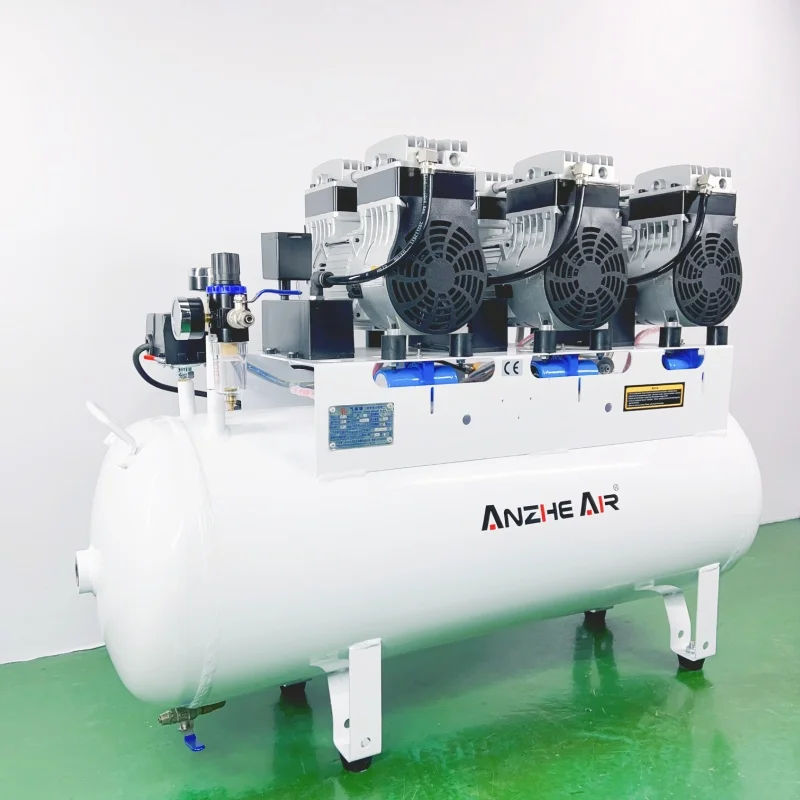 Silent Oil Free Air Compressor High Quality Dental Supply Built In Silent Oilfree Air Compressor