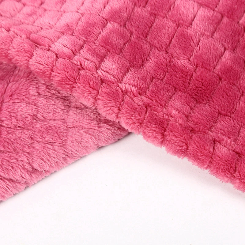 Thick Warm 3D Jacquard Blanket Wheat Ears Flannel Fleece Sherpa Throw Blanket