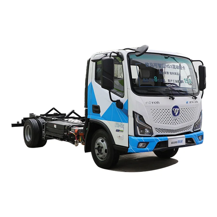 Factory Direct Sales Foton Aumark HS PHEV Plug-in Hybrid Electric Vehicle Truck 4x2 4.5T 4.14m Cargo Truck With Large Inventory