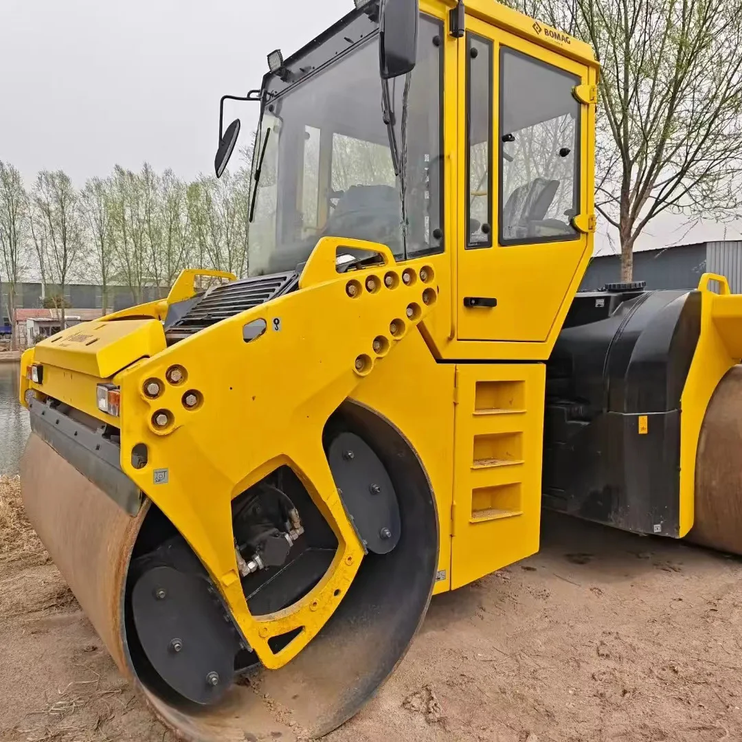 Hot Sale Used BOMAG 203 Mini Road Roller 13 Ton 90% New Low Price Construction