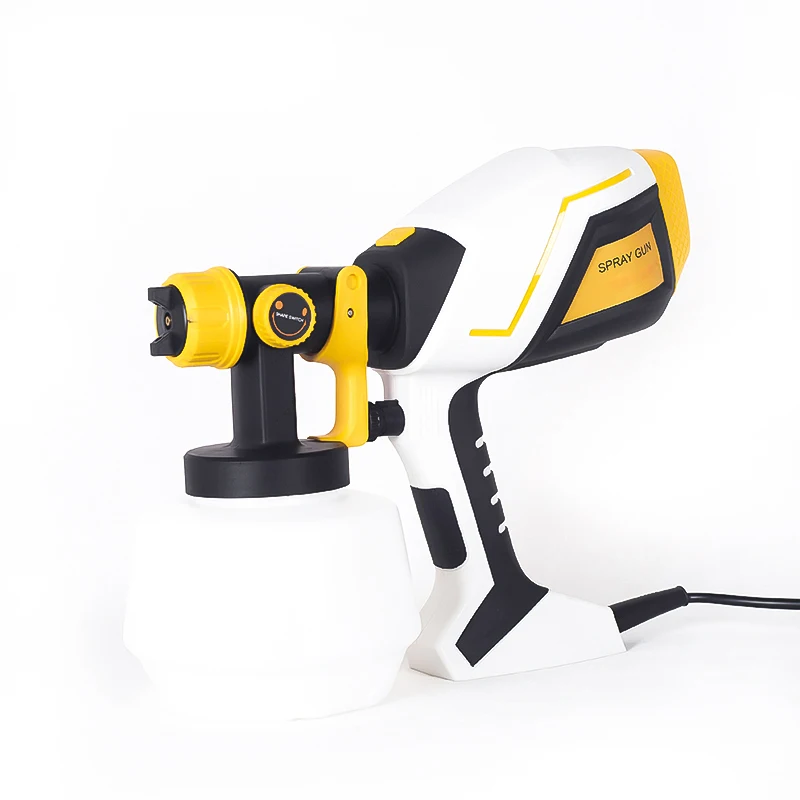 Распылитель краски для дома 550 Вт 600 700 HVLP Электрический распылитель с 5 медными насадками и 3 узорами легко моется