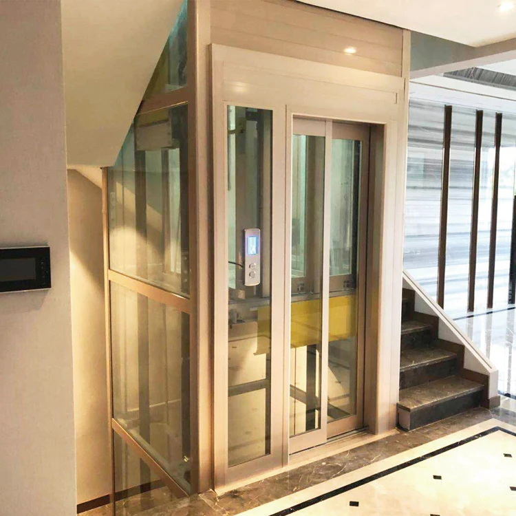 customizable 300kg 500kg 800kg 1000kg electric small goods lift hydraulic cargo elevator warehouse freight lifter