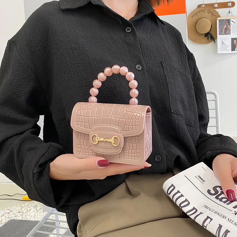 2022 Fashion Colorful Women Handbags Ladies Girl Mini Shoulder Jelly Bags  Designer Messenger Bags