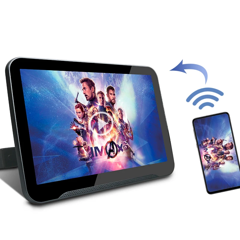 ODM OEM Поддержка USB C HDMI 10,1 дюймовый беспроводной Электрический Автомобильный дисплей