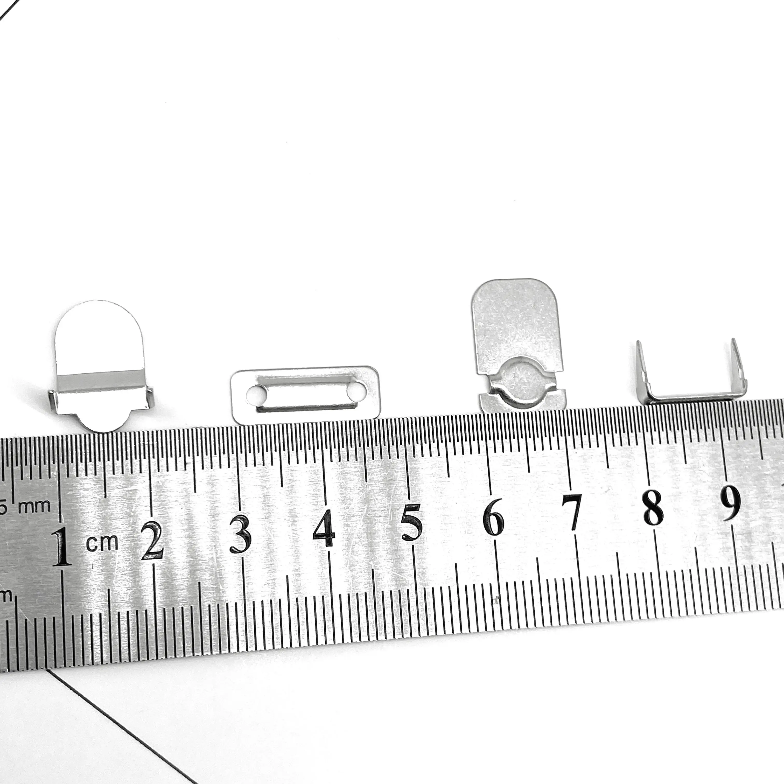 Factory Supply Custom Decorative Four Parts Hook and Bar Closure for Pants Clothing Jeans Suit