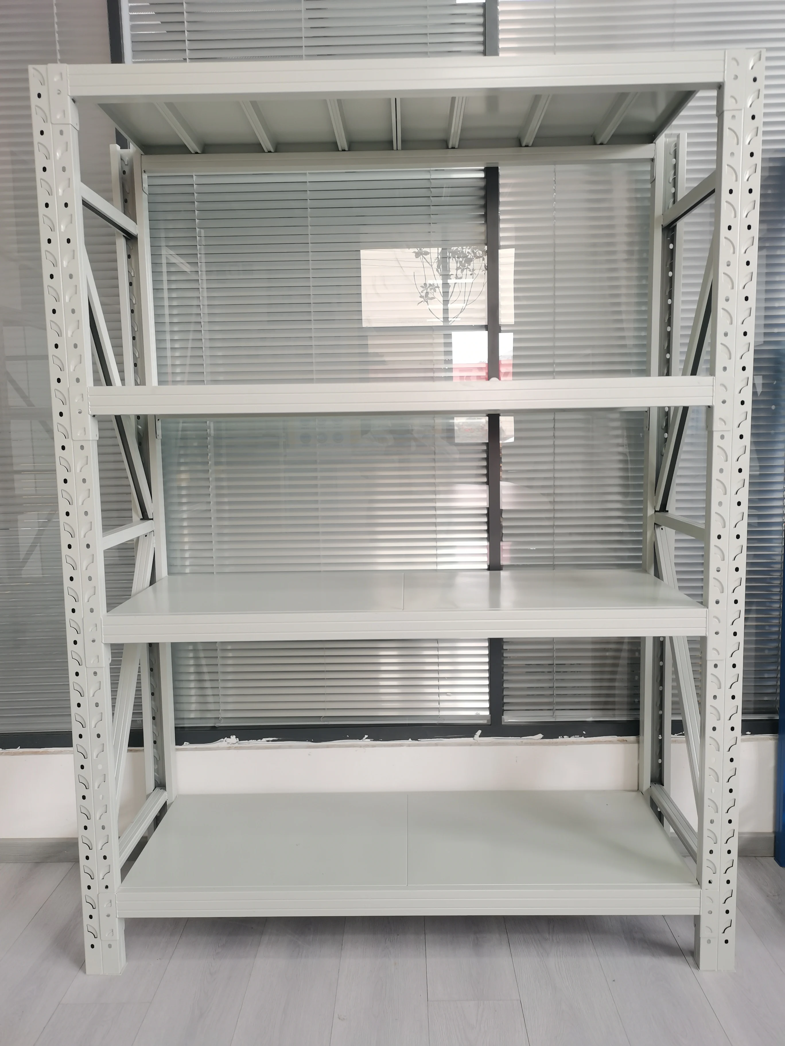 Steel heavy duty 4-Shelf Metal Shelf Storage Racks For Garage Supermarket Shelves Industrial storage rack