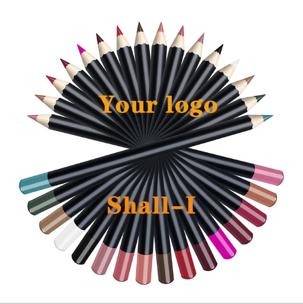 20 colors creamy cruelty free longlasting lip liners afro makeup lip pencil lip gloss pencil