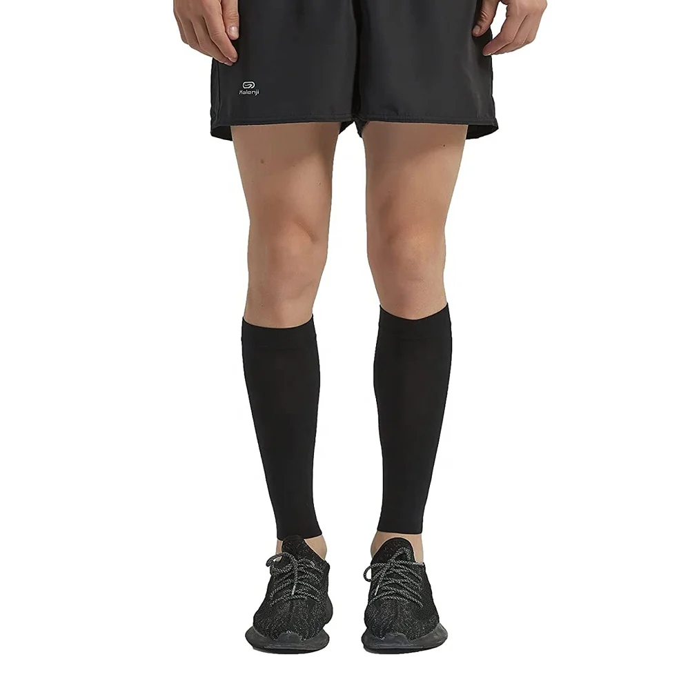 Breathable elastic sport running leg pads support shin guard brace compression calf sleeves for pain relief