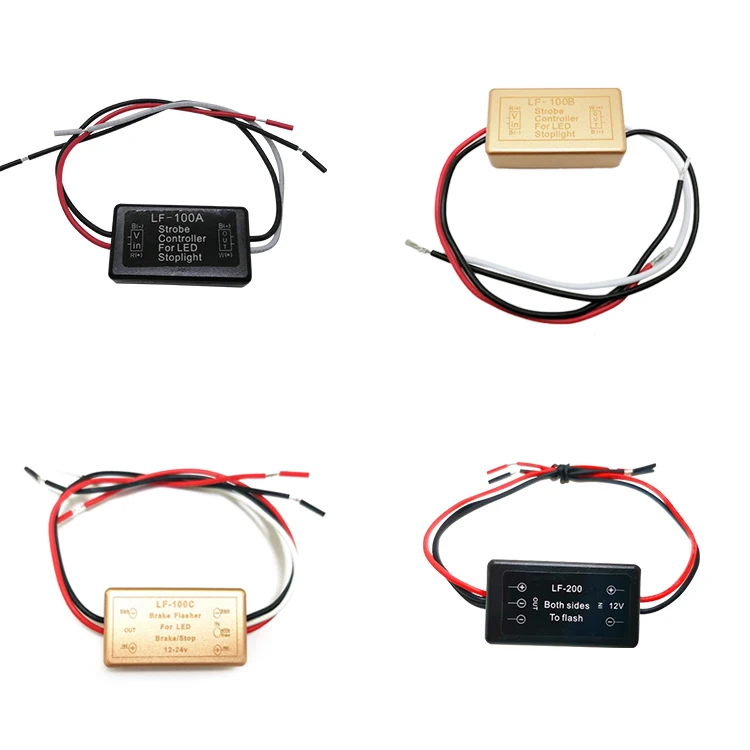 SKYEARTH Universal Flash strobe controller Auto car flasher module For LED Brake light Tail stop light Turn signal lights 12V