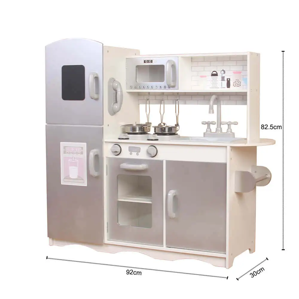 Новый дизайн 2021 большой деревянный кухонный набор с краской на водной основе игрушка для малыша 3 года выше непрочные качественные Лучшие Деревянные игрушки детей