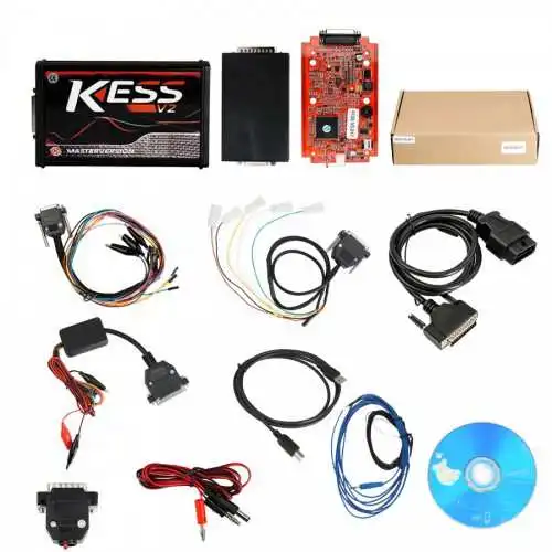 Kess V2 Master V2.47 V5.017 EU красная печатная плата без маркера Программирование ЭБУ Ktag V7.020 V2.34 OBD2 менеджер комплект для