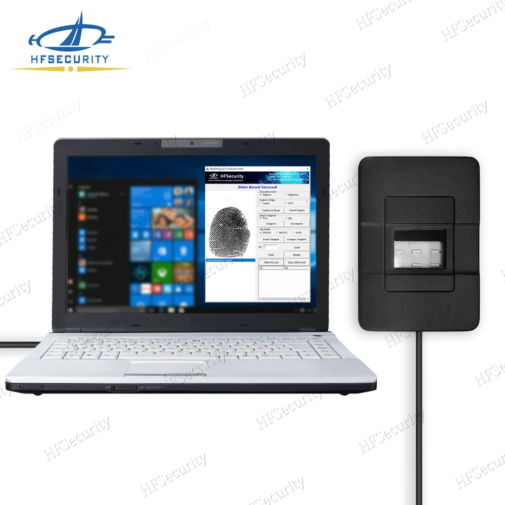 HFSecurity OS1000 NIMCFBI Cerificated емкостный отпечаток пальца Android USB портативное биометрическое устройство цена сканер