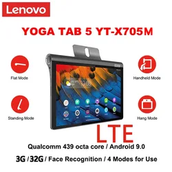 Lenovo YOGA TAB 5 X705M LTE Mobile Tablet Octa Core 3G RAM 32G ROM 10.1 inch 1920*1200 IPS 7000mAh android tablet
